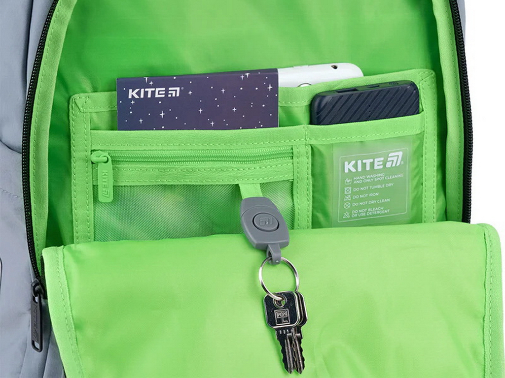 Рюкзак шкільний ортопедичний Kite Education Urban, 39,5x29x13 см, з відділеннями, Kite