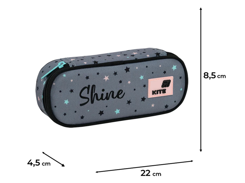 Пенал на 1 відділення Kite Shine K26-599-11