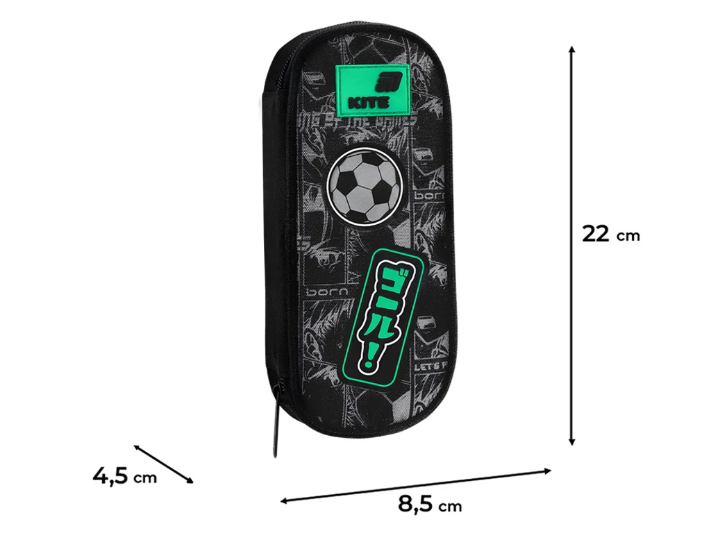 Пенал на 1 відділення Kite Good Mood K26-599-12