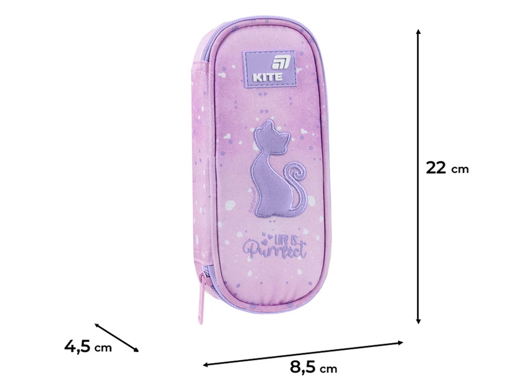 Пенал на 1 відділення Kite Catsline K26-599-1