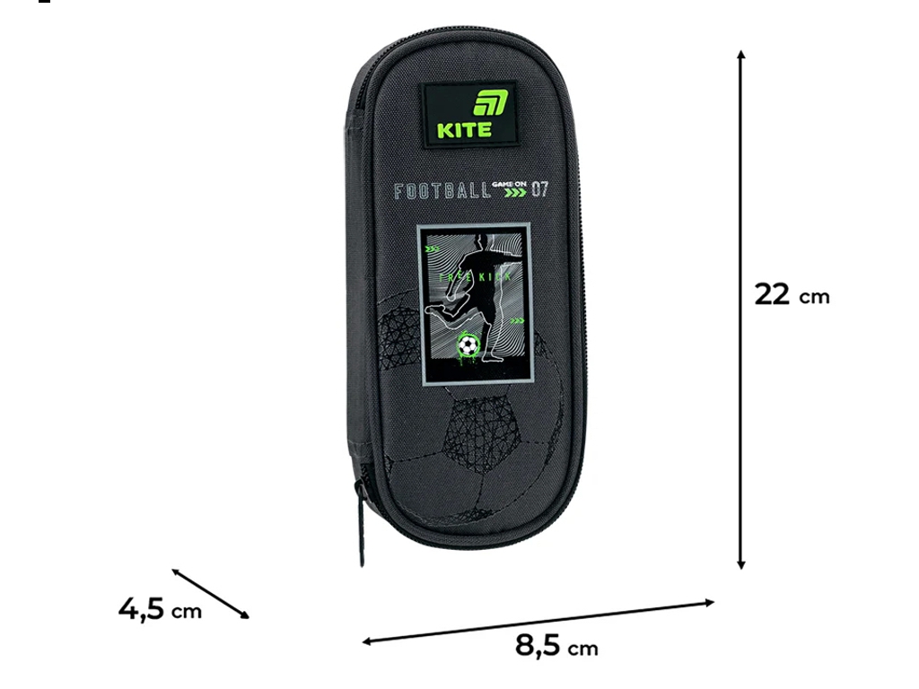 Пенал на 1 відділення Kite Goal K26-599-4