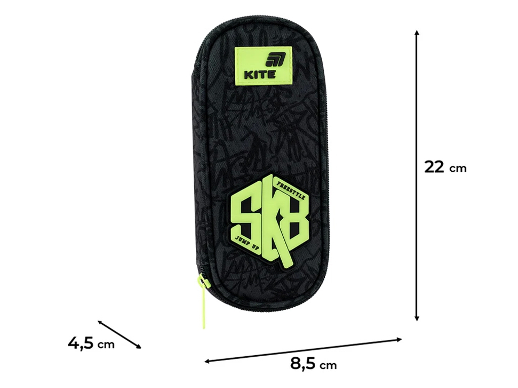 Пенал на 1 відділення Kite SK8 K26-599-6