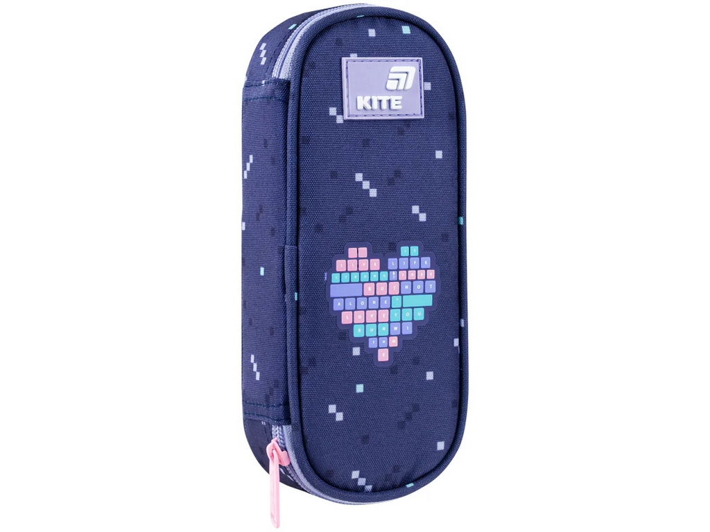 Пенал шкільний на 1 відділення Kite Type Love K26-599-7