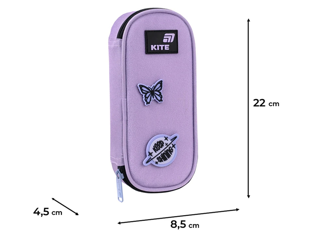 Пенал на 1 відділення Kite Cinnamorollush K26-599-9