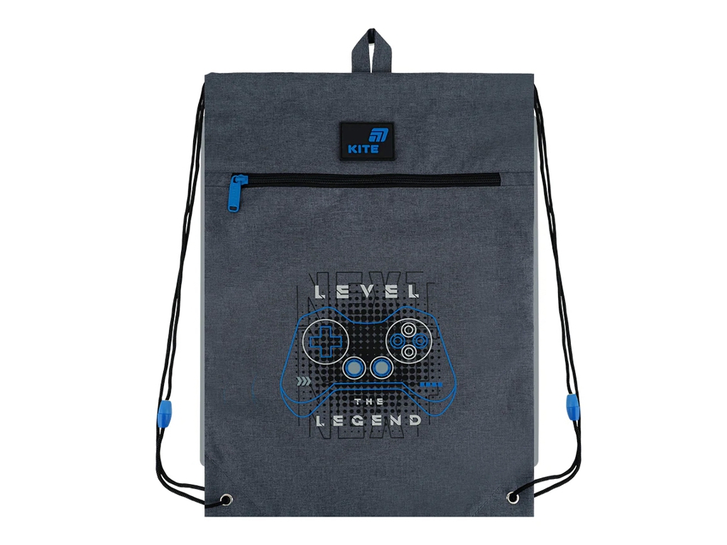 Сумка для обуви Level UP, 46×33 см, со шнурками и карманом, Kite