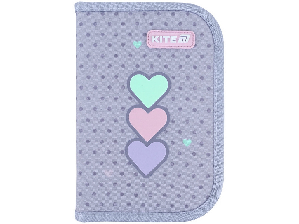 Пенал на 1 відділення Kite Lovely  K26-621-3, 1 відворот