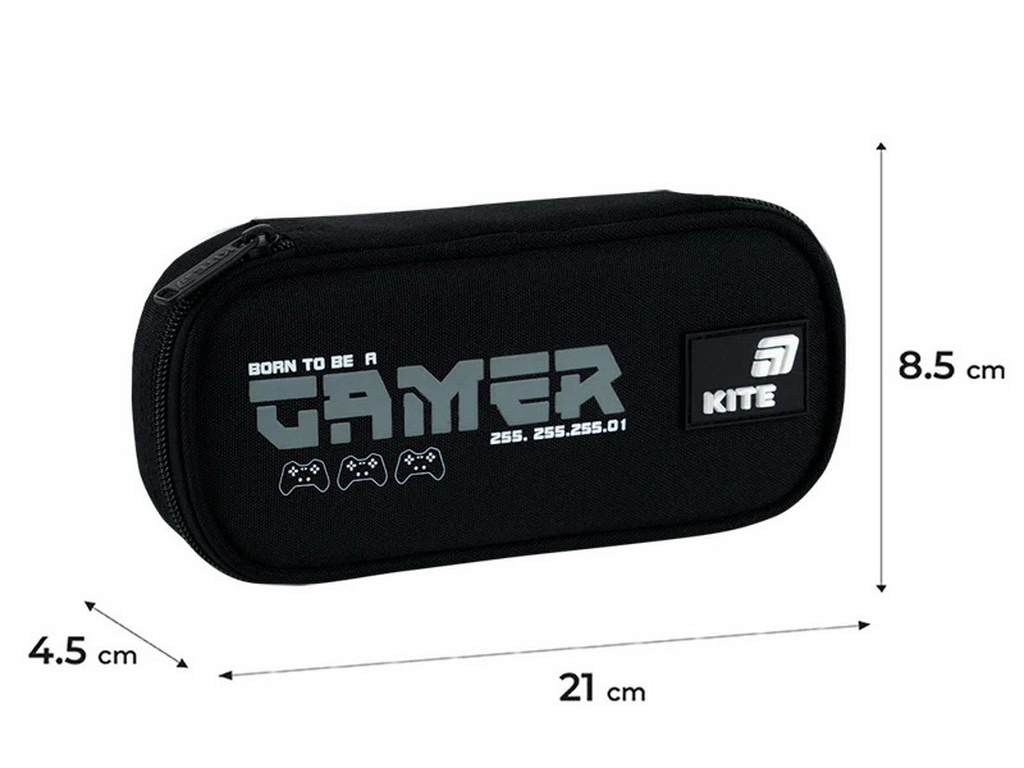 Пенал на 1 відділення Kite Gamer K26-662-15