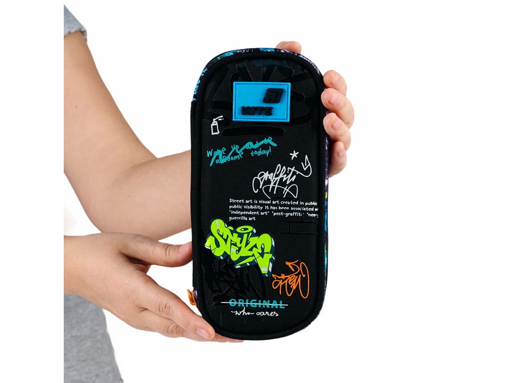 Пенал мягкий с органайзером Kite Street Style K26-662-19, 21 см, на молнии, Kite