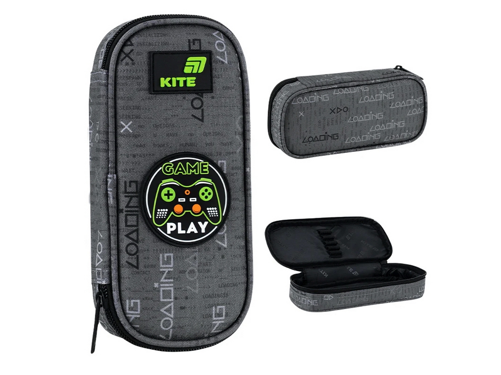 Пенал м’який з органайзером Kite Good Game K26-662-2, 21 см, на блискавці, Kite