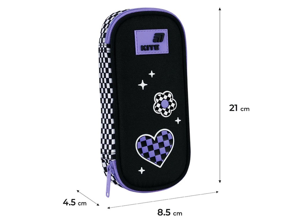 Пенал на 1 відділення Kite Flower Power K26-662-5