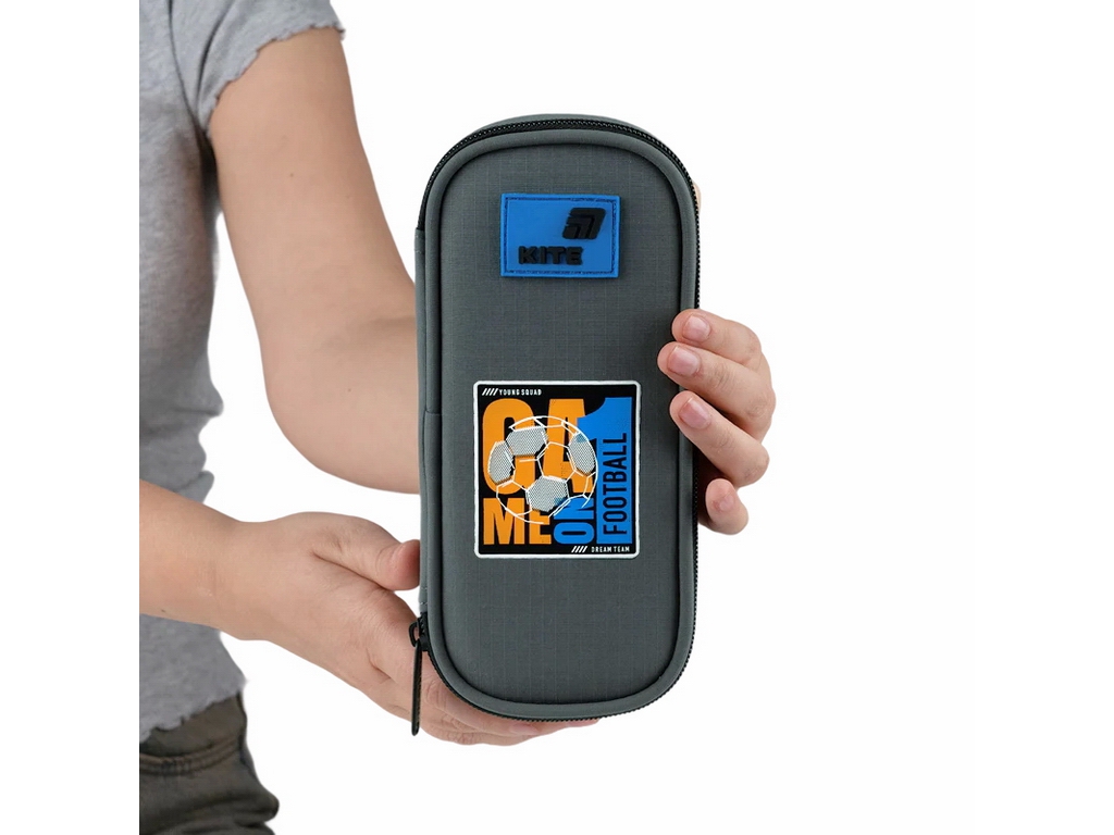 Пенал м’який з органайзером Kite Game on K26-662-7, 21 см, на блискавці, Kite