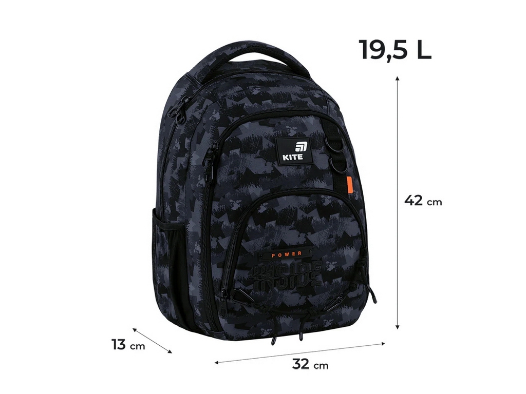 Рюкзак шкільний підлітковий Power Inside, Kite K26-905M-4