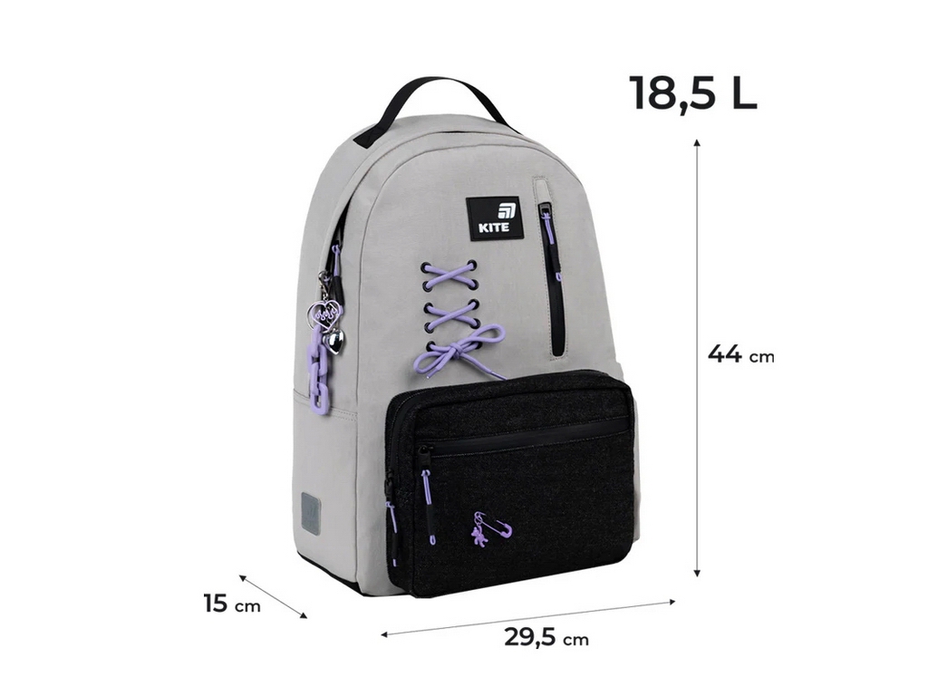 Рюкзак подростковый Kite Education teens Romantic Minimalism K26-949L-1