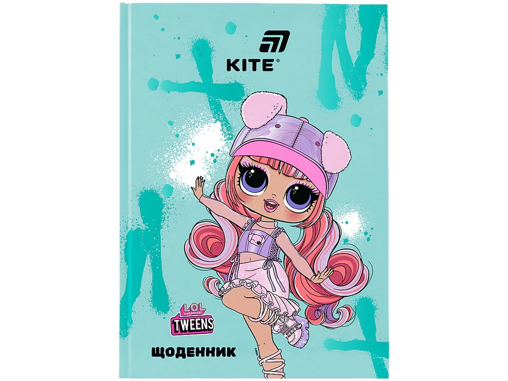 Щоденник шкільний Kite LOL LO26-262, тверда обкладинка