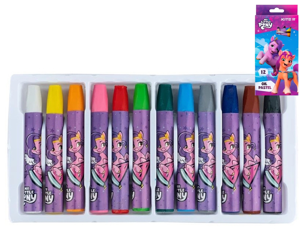 Пастель масляна 12 кольорів My Little Pony, Kite