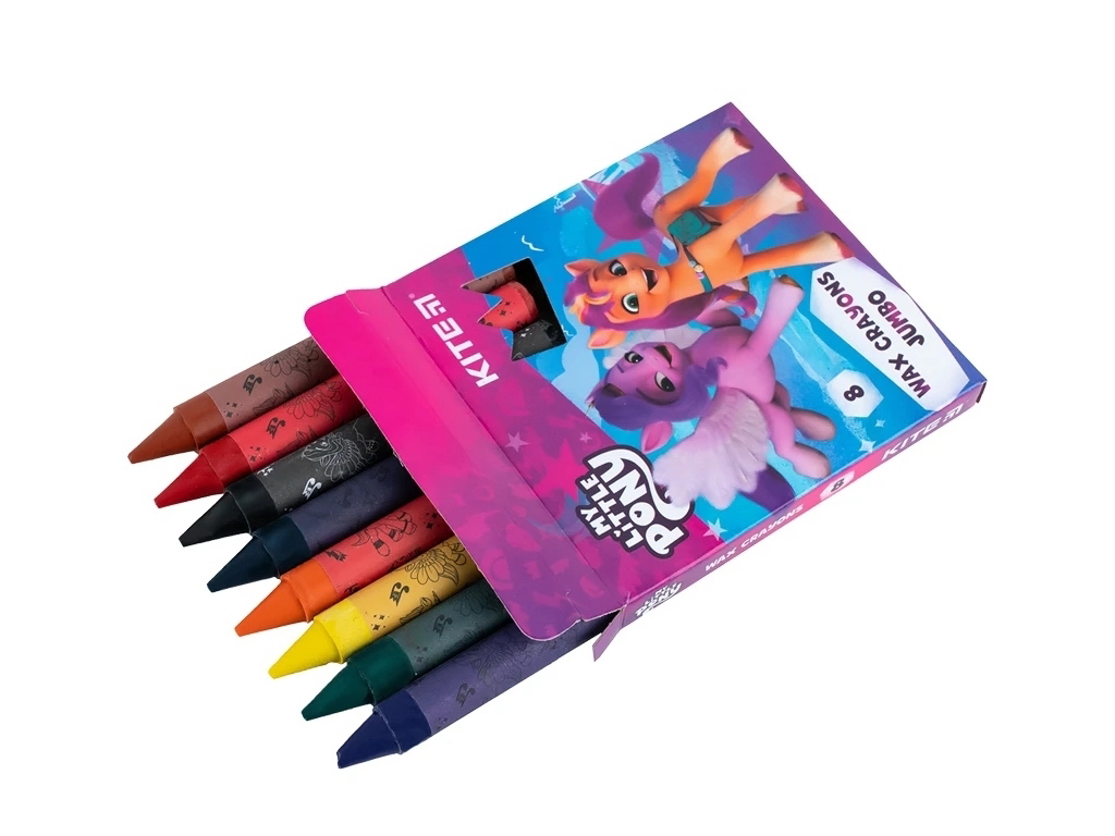 Крейда воскова Jumbo 8 кольорів My Little Pony, Kite