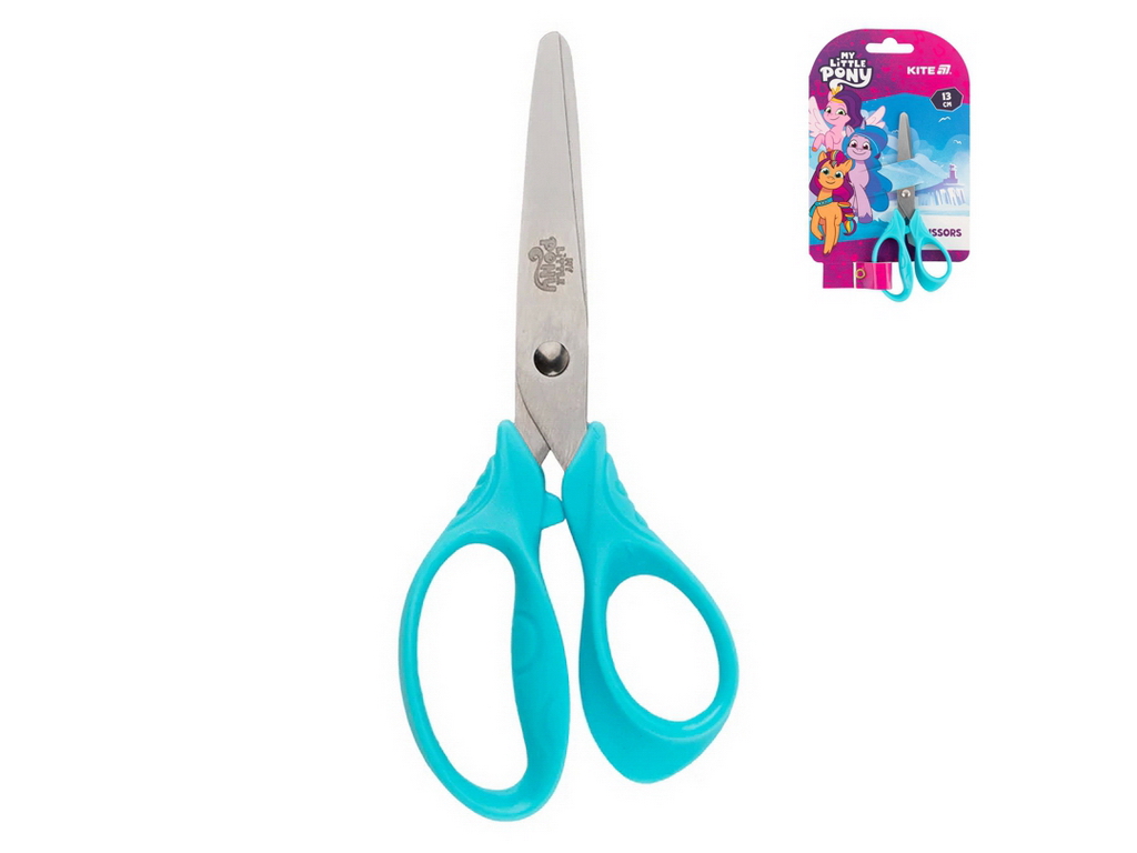 Ножиці дитячі з заокругленими кінчиками My Little Pony, 13 см, Try-me-card, Kite