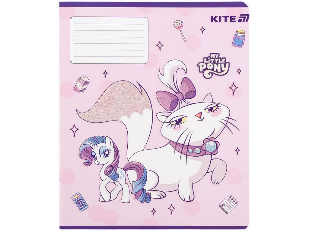 Зошит у клітинку 12 аркушів, My Little Pony (ціна за 1шт)