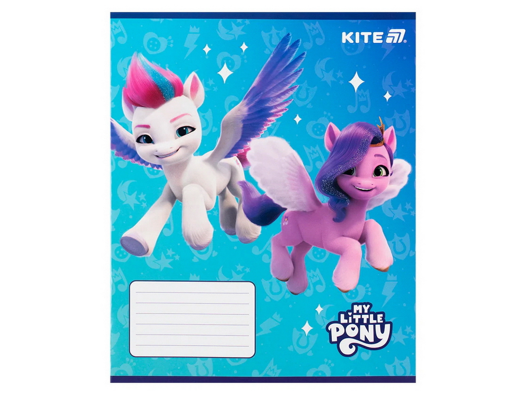 Зошит у косу лінію на 12 аркушів, My Little Pony (ціна за 1шт)