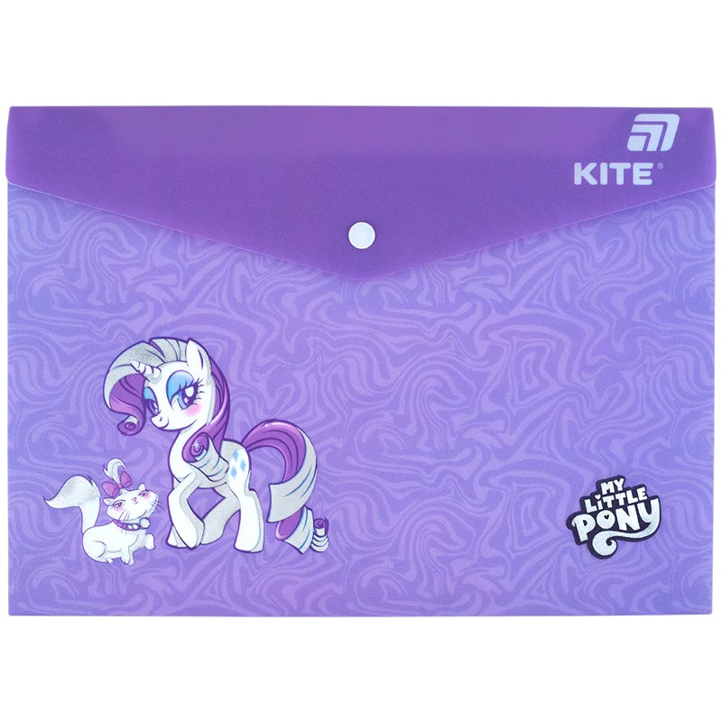 Папка на кнопці Kite My Little Pony LP25-244, формат A4, поліпропілен, Kite