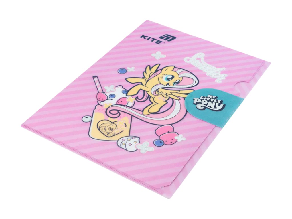 Папка-куточок з клапаном My Little Pony LP25-248, формат A4, поліпропілен, Kite