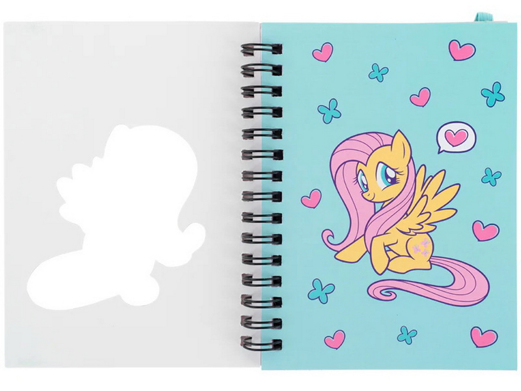 Блокнот А6 на спирали с резинкой My Little Pony Kite LP26-229, 80 листов