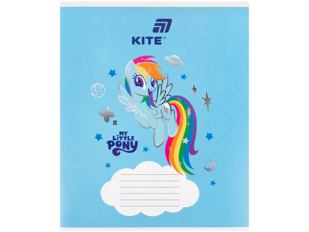 Зошит у косу лінію My Little Pony Kite LP26-235, 12 аркушів, мікс видів, ціна за 1 шт