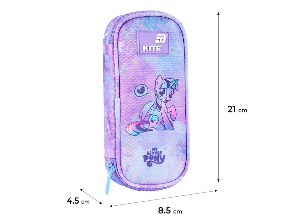 Пенал мягкий с органайзером Kite My Little Pony LP26-662, 21 см, на молнии, Kite