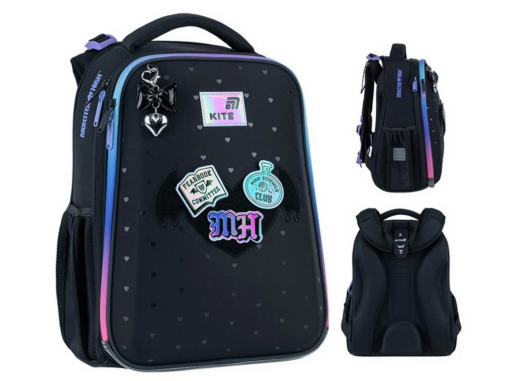 Рюкзак школьный каркасный Kite Monster High MH26-531M