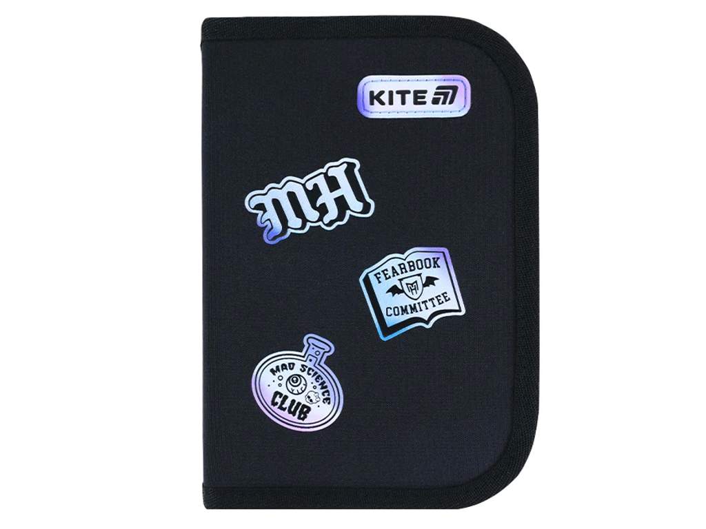 Пенал на 1 відділення Kite Monster High MH26-622, 2 відвороти