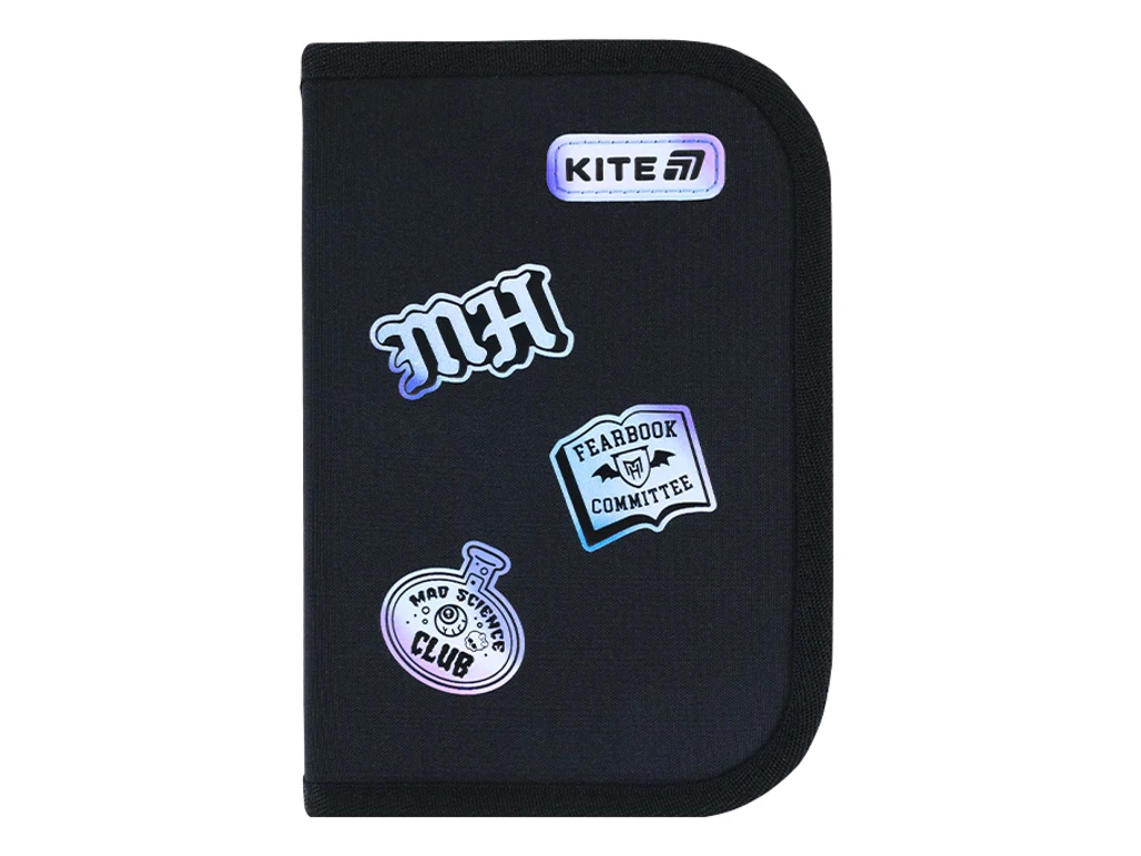 Пенал з наповненням Monster High, 1 відділення, 2 відвороти, Kite