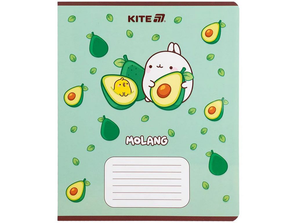 Зошит у клітинку 18 аркушів, Molang (ціна за 1шт)