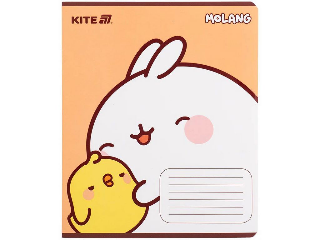 Зошит у клітинку 18 аркушів, Molang (ціна за 1шт)