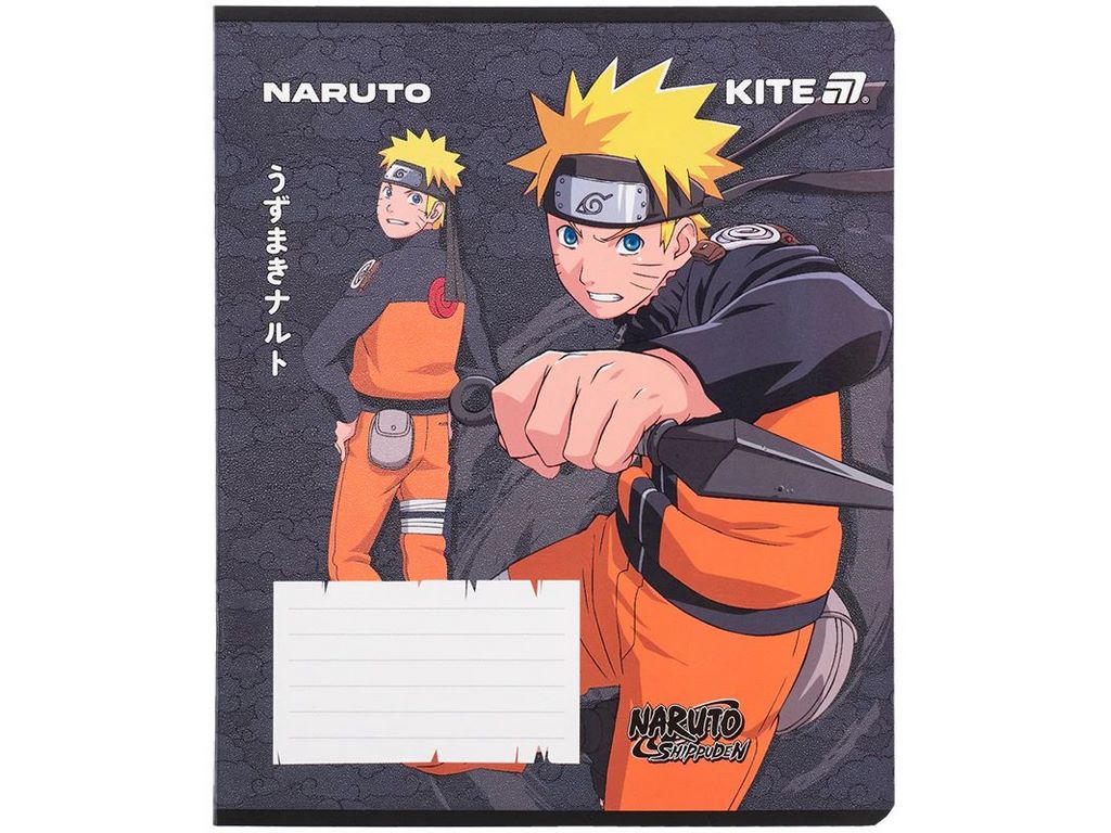 Зошит у клітинку 12 аркушів, Naruto Shippuden (ціна за 1шт)