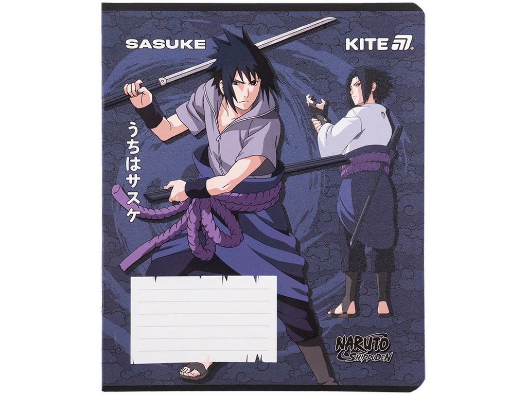 Зошит у клітинку 12 аркушів, Naruto Shippuden (ціна за 1шт)