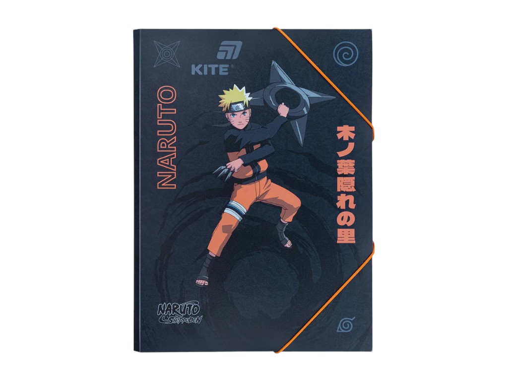 Папка на гумці Kite Naruto NR25-247, формат A4, поліпропілен, Kite