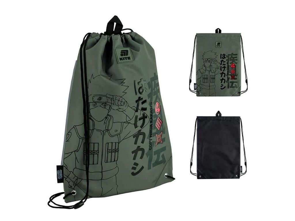 Сумка для обуви Naruto Shippuden NR25-600M-1, 46x33 см, на шнурках, Kite