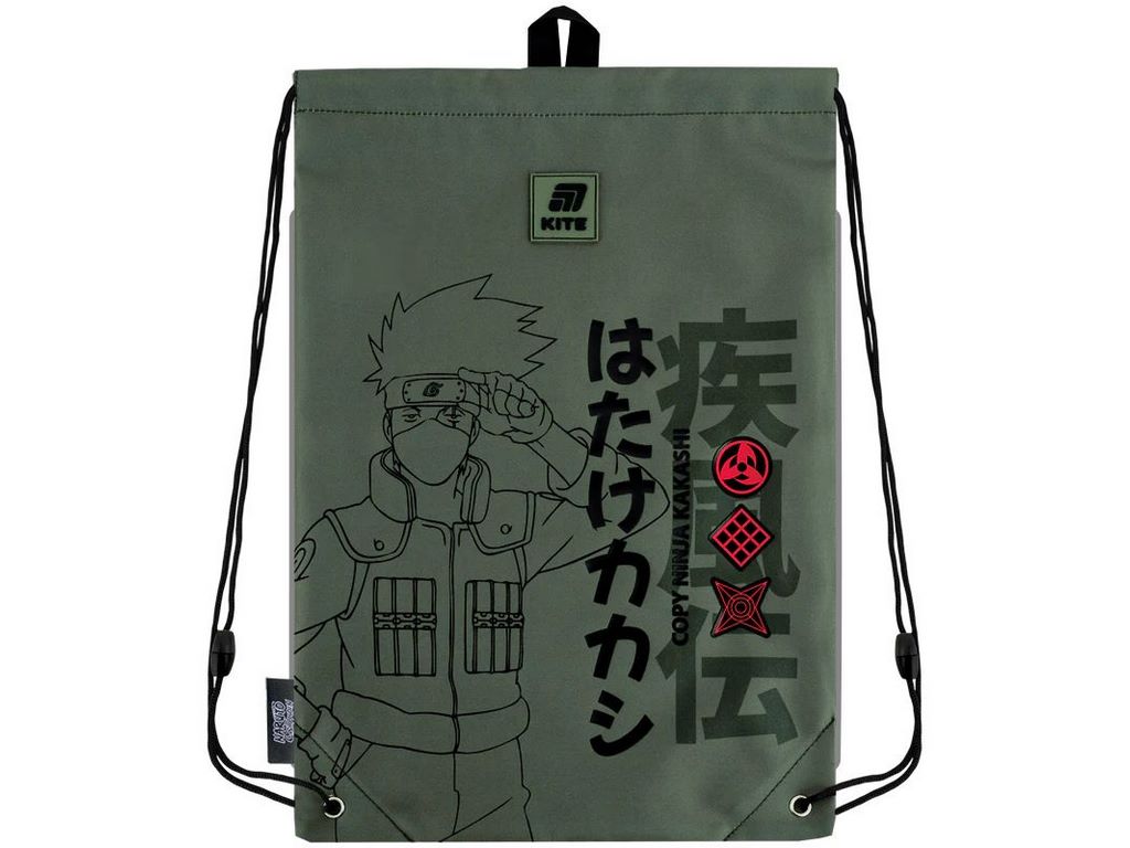Сумка для обуви Naruto Shippuden NR25-600M-1, 46x33 см, на шнурках, Kite