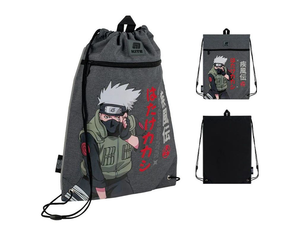 Сумка для обуви Naruto Shippuden NR25-601M-1, 46x33 см, на шнурках, Kite