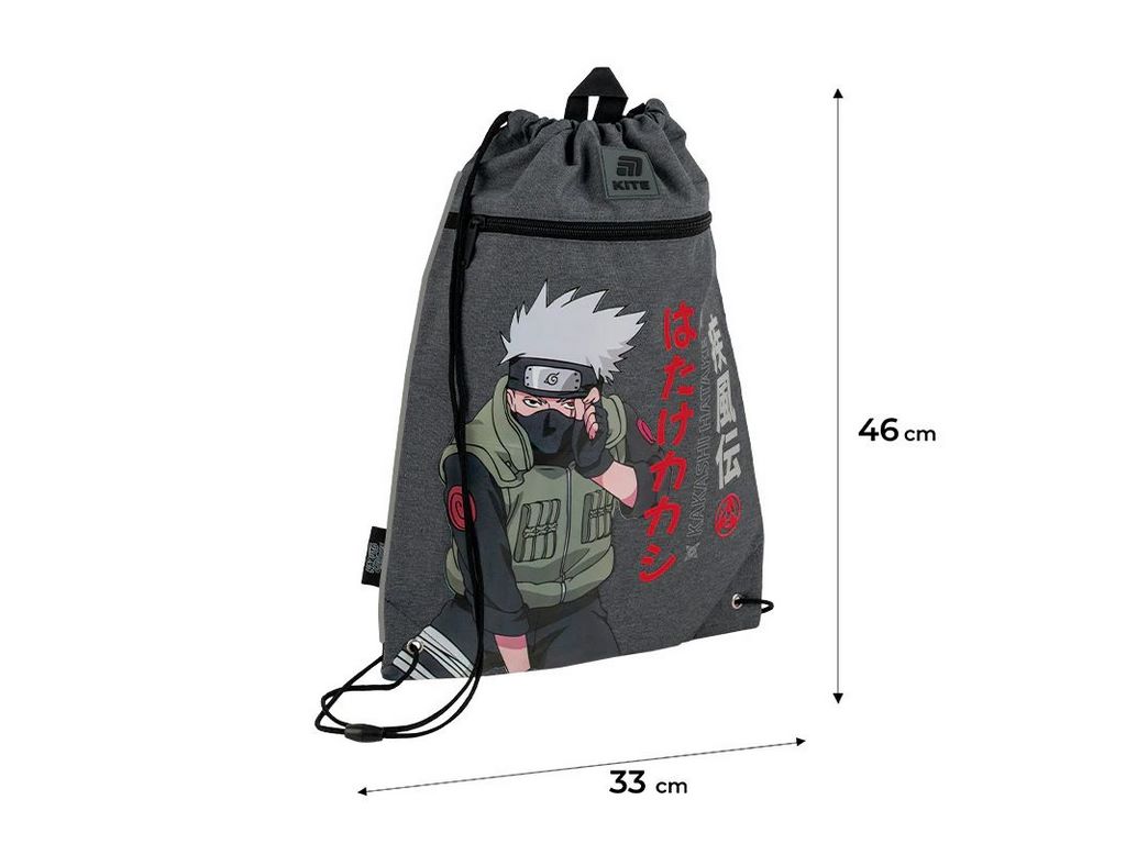 Сумка для обуви Naruto Shippuden NR25-601M-1, 46x33 см, на шнурках, Kite