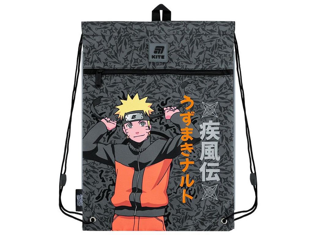 Сумка для обуви Naruto Shippuden NR25-601M-2, 46x33 см, на шнурках, Kite