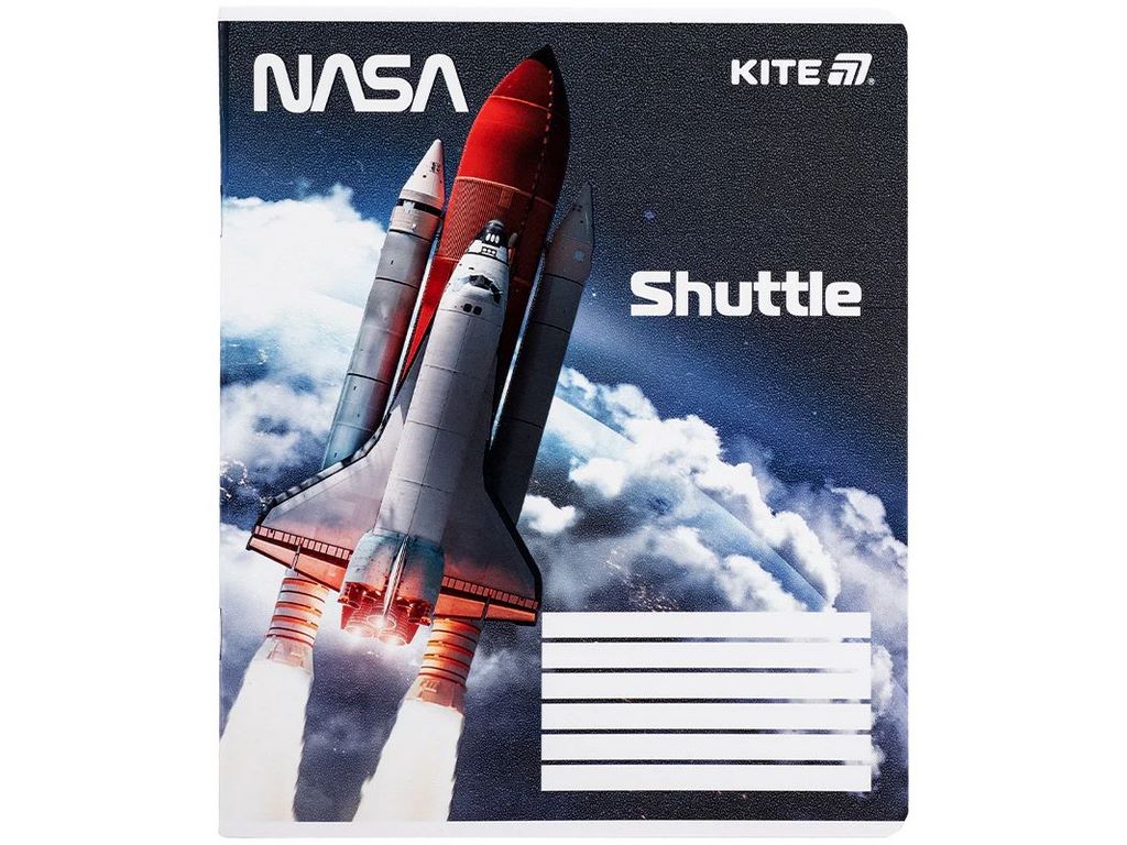 Зошит у клітинку 18 аркушів, NASA (ціна за 1шт)