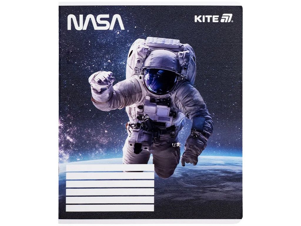 Зошит у клітинку 18 аркушів, NASA (ціна за 1шт)