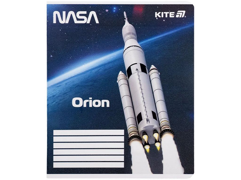 Зошит у клітинку 18 аркушів, NASA (ціна за 1шт)