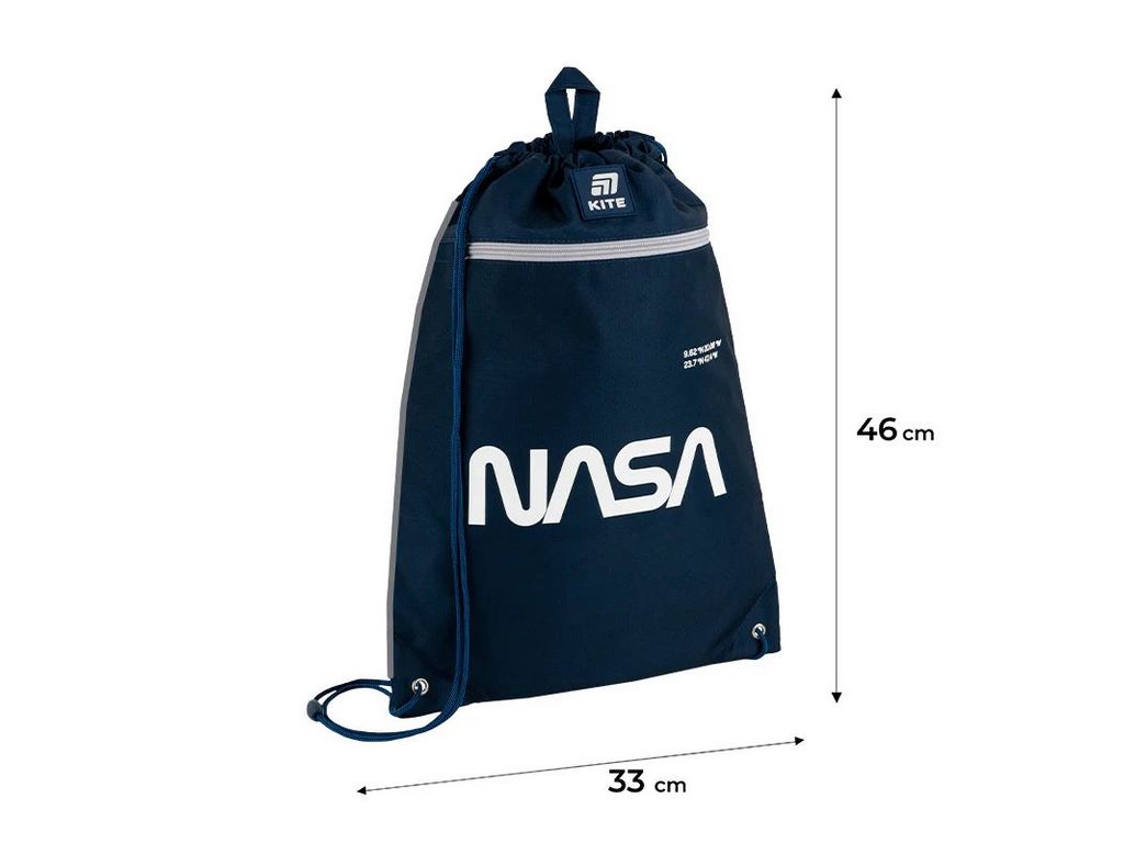 Сумка для обуви NASA NS25-601M, 46x33 см, на шнурках, Kite