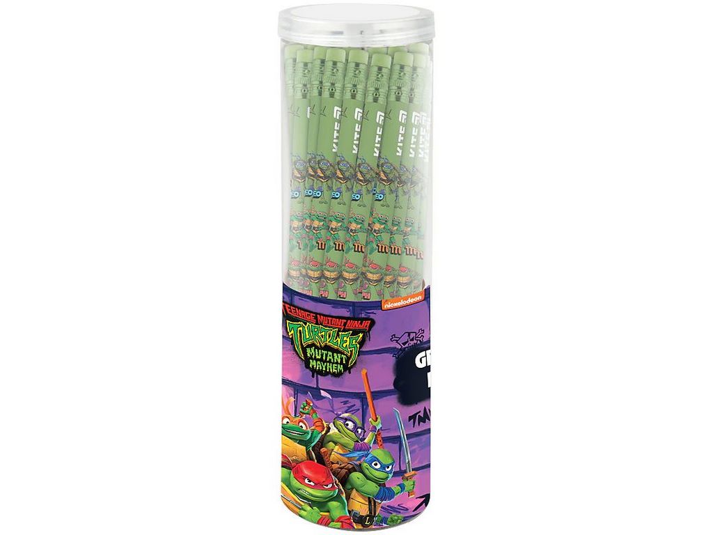 Карандаш графитный трехгранный с резинкой, TMNT Mutant Mayhem, Kite