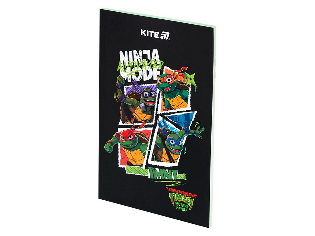 Блокнот на 64 аркуша А5, TMNT Mutant Mayhem, Kite