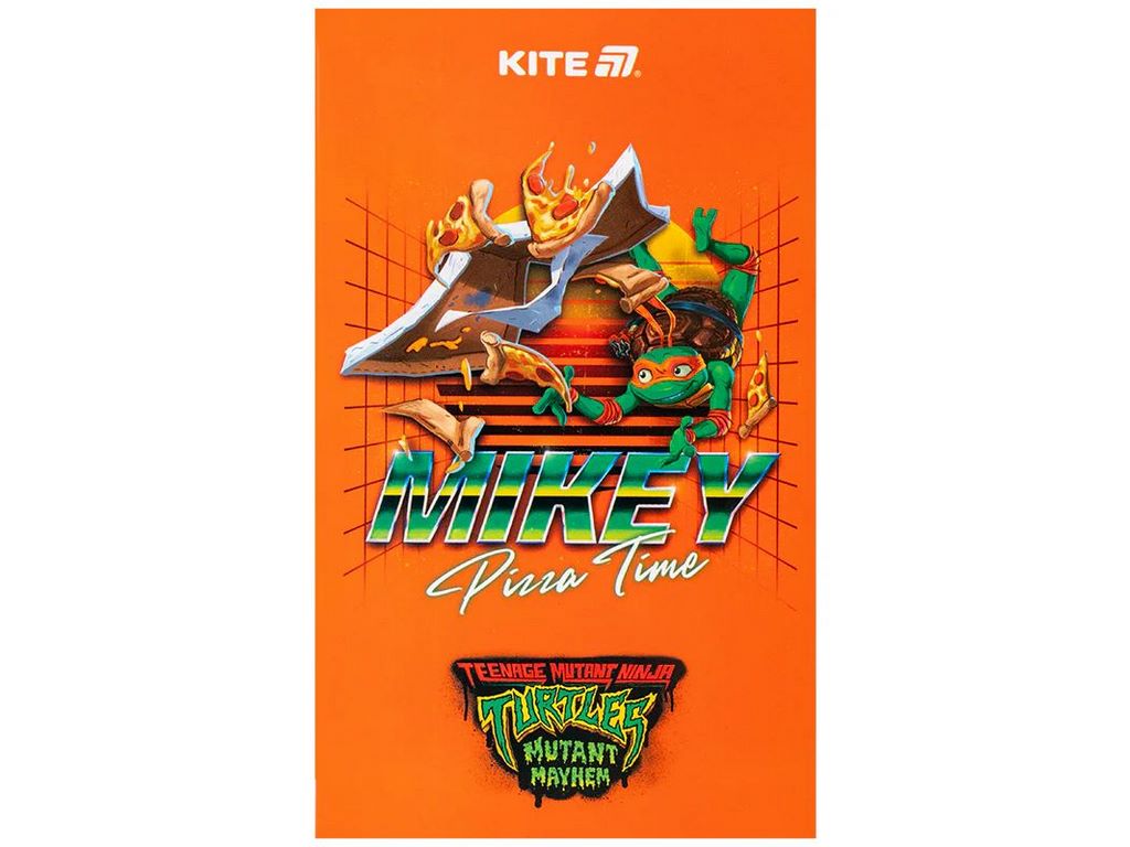 Блокнот-планшет A6, 50 аркушів, TMNT Mutant Mayhem (2023 Movie), Kite