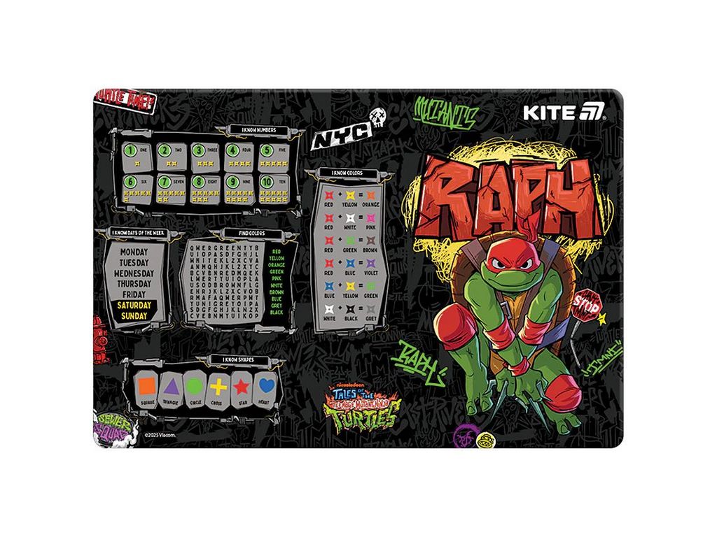Підкладка настільна TMNT Tales of the TMNT 42,5x29см, Kite