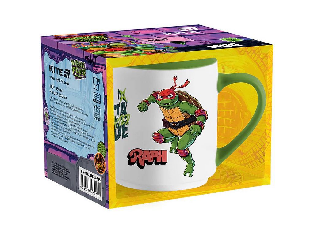 Чашка 350 мл, TMNT Mutant Mayhem, Kite